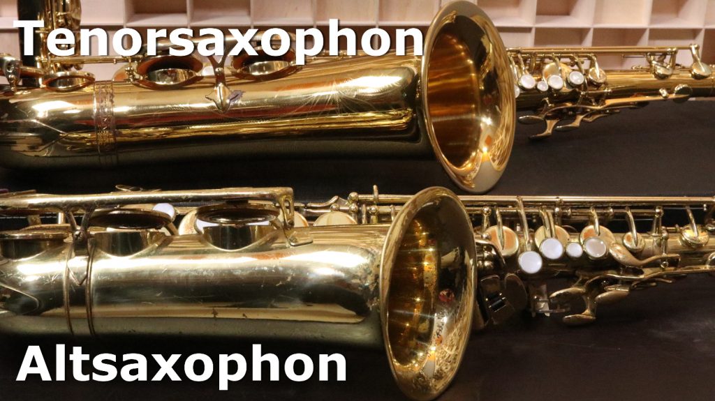 Tenor und Altsaxophon